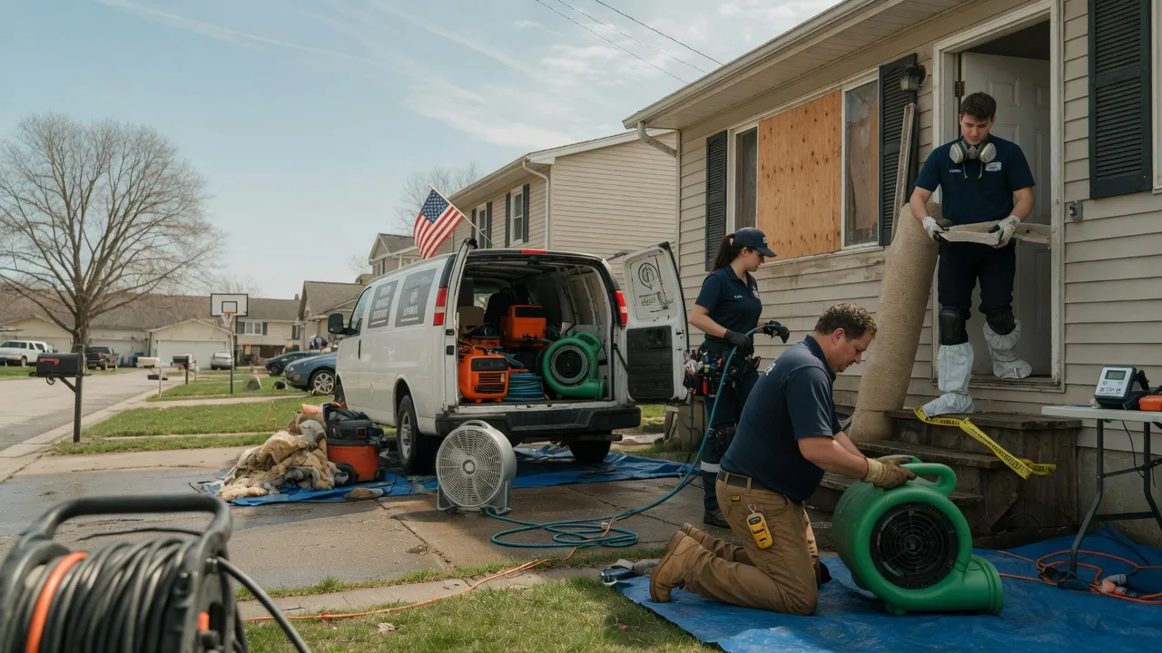 Water Damage Restoration in Ellisville, IL near me